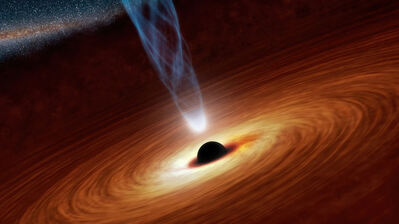 دانلود والپیپر سیاهچاله فضا Black Hole Space
