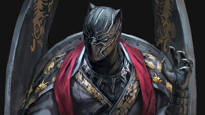 دانلود والپیپر پلنگ سیاه Black Panther Comics Art