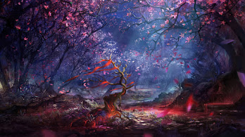 دانلود والپیپر جنگل فانتزی Forest Nature Fantasy Scenery