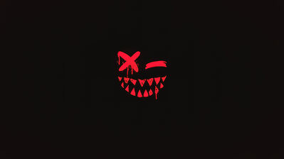 دانلود والپیپر لبخند گرین Grim Smile Digital Art