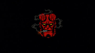 دانلود والپیپر هلبوی Hellboy | هلبوی یعنی شاخ داری، دم داری، ولی تهش دلت برای یه جای ساده تنگ شده؛ دقیقاً مثل خودت.