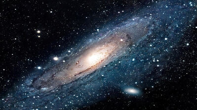 دانلود والپیپر راه شیری کهکشان فضا Milky Way Galaxy Space Stars