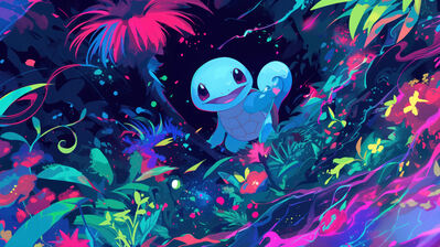 دانلود والپیپر اسکوئرتل پوکمون Squirtle Pokemon