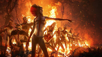 دانلود پوستر آواتار: آتش و خاکستر وارنگ قبیله Avatar Fire and Ash Varang Clan
