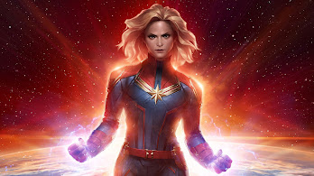 دانلود والپیپر کاپیتان مارول Captain Marvel Movie Comics Art