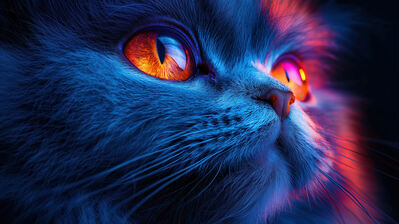 دانلود والپیپر نمای نزدیک چشم گربه Cat Eyes Close Up