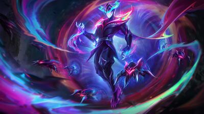 دانلود والپیپر امپایرین مالزاهار اسکین لول Empyrean Malzahar Skin LoL Splash Art