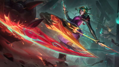 دانلود والپیپر فایند کوئلر کامیون لول وایلد رایفت Fiend Queller Camille Skin LoL Wild Rift