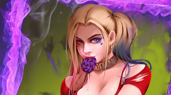 دانلود والپیپر هارلی کویین دی سی کامیکس Harley Quinn DC Comics