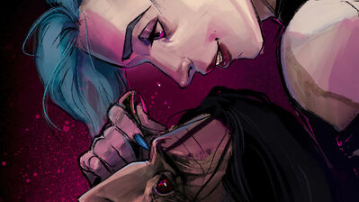دانلود پوستر آرکین جینکس و سیلکو Arcane Jinx Silco