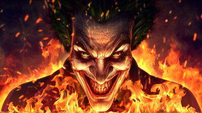 دانلود والپیپر لبخند شیطانی جوکر Joker Evil Smile
