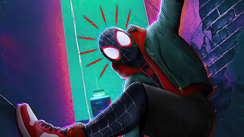 دانلود والپیپر مایلز مورالز حس عنکبوتی مرد عنکبوتی Miles Morales Spider-Sense Spider-Man Into The Spider Verse