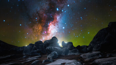 دانلود والپیپر آسمان پرستاره شب Night Starry Sky Stars Scenery