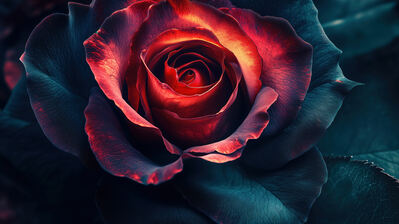 دانلود والپیپر گل رز نمای نزدیک Rose Flower Close Up