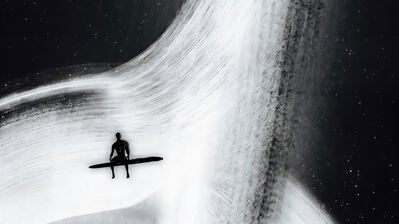 دانلود والپیپر سیلور سرفر فضا و بلک هول Silver Surfer Comics Space Black Hole