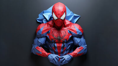دانلود والپیپر مرد عنکبوتی انتزاعی Spider-Man Abstract