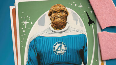 دانلود پوستر د تینگ چهار شگفت‌انگیز The Thing Fantastic 4 First Steps