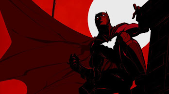 دانلود والپیپر بتمن قرمز تیره Batman Dark Red