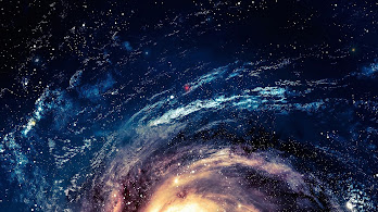 دانلود والپیپر بک‌گراند کهکشان و ستاره Galaxy Space Stars Background