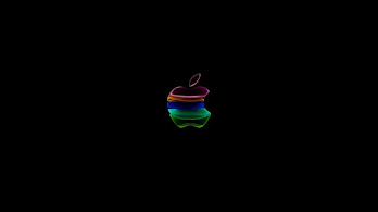 دانلود والپیپر آیفون ۱۱ لوگوی اپل مشکی iPhone 11 Apple Logo Black