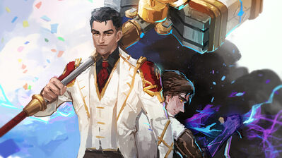 دانلود پوستر جیس و ویکتور انیمیشن آرکین نتفلیکس Jayce Viktor Arcane