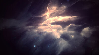 دانلود والپیپر سحابی فضایی Nebula Space Stars Andromeda