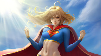 دانلود والپیپر سوپرگرل ابرقهرمان DC Supergirl DC Superhero