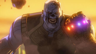دانلود والپیپر تانوس دستکش بی‌نهایت مارول زامبی Thanos Infinity Gauntlet Marvel Zombies