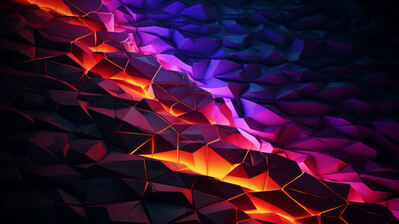 دانلود والپیپر انتزاعی سه‌بعدی 3D Abstract Colorful Digital Art