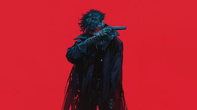 دانلود والپیپر پسر انیمه تفنگ سایبرپانک Anime Boy Gun Cyberpunk