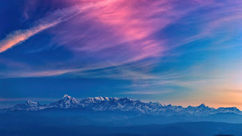 دانلود والپیپر منظره آسمان ابر رنگی Colorful Cloud Sky Scenery