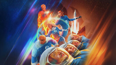 دانلود پوستر فیلم فانتستیک فور قدم اول ۲۰۲۵ Fantastic 4 The First Step 2025