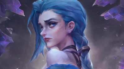 دانلود پوستر جینکس آرکین JINX Arcane LoL Art