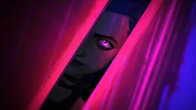 دانلود پوستر جینکس آرکین نتفلیکس Jinx Arcane Netflix
