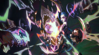 دانلود پوستر جینکس سریال آرکن Jinx Arcane Series Canon