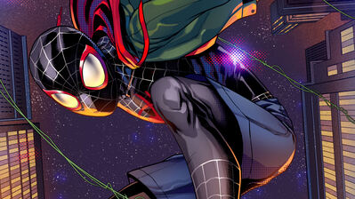 دانلود والپیپر مایلز مورالز مرد عنکبوتی Miles Morales Spider-Man