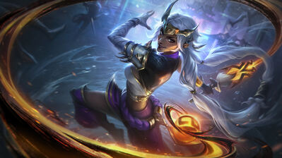 دانلود والپیپر نیلاه اینکشادو لول Nilah Inkshadow Skin LoL