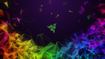 دانلود والپیپر لوگوی ریزر انتزاعی رنگی Razer Logo Abstract Colorful Background