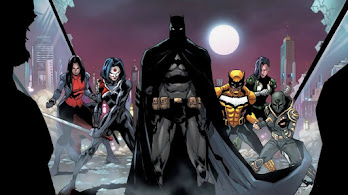 دانلود والپیپر بتمن و خانواده بت سیگنال اورفن کاتانا Batman Bat Family Signal Orphan Katana