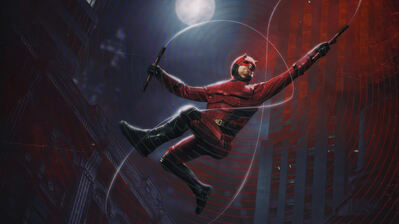 دانلود پوستر دردویل مت مورداک اسلحه Daredevil: Born Again Matt Murdock Weapon