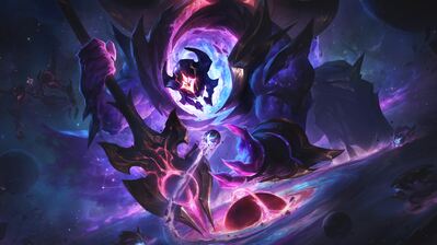 دانلود والپیپر اسپلش آرت دارک استار یوریک از League of Legends Dark Star Yorick LoL Skin Splash Art