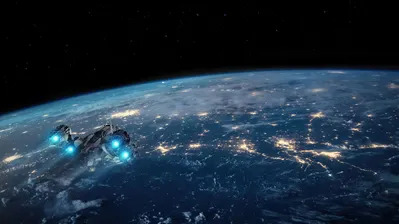دانلود والپیپر فضا و سفینه زمینی Earth Spaceship Sci-Fi