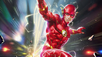 دانلود والپیپر فلش ابرقهرمان DC Flash DC Superhero