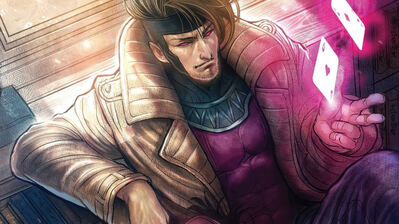 دانلود والپیپر گمبیت کارت‌ها Marvel Gambit Cards