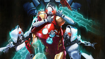 دانلود والپیپر آیرون من در برابر شبح Iron Man vs. Ghost