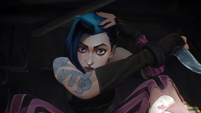 دانلود والپیپر جینکس آرکین نتفلیکس سریال LoL Jinx Arcane
