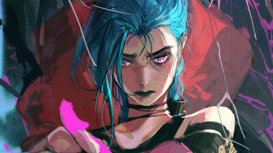 دانلود پوستر جینکس آرکین League of Legends Jinx Arcane Netflix