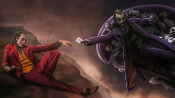 دانلود والپیپر جوکر واکین فینیکس و هیث لجر Joker Joaquin Phoenix Heath Ledger