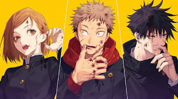 دانلود والپیپر جوجوتسو کایسن نوبارا یوجی مگومی Jujutsu Kaisen Nobara Yuji Megumi