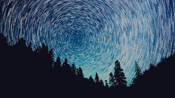دانلود والپیپر آسمان شب پرستاره Night Sky Stars Scenery